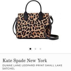 Kate Spade New York

DUNNE LANE LEOPARD PRINT SMALL LAKE SATCHEL